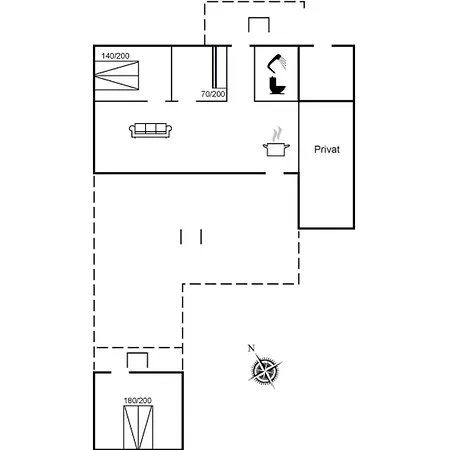 Holiday home Odger - 260m From The Sea By Interhome Otterup